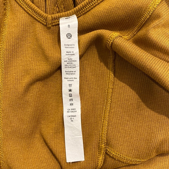 Ribbed Modal Dress - Picture 5 of 8